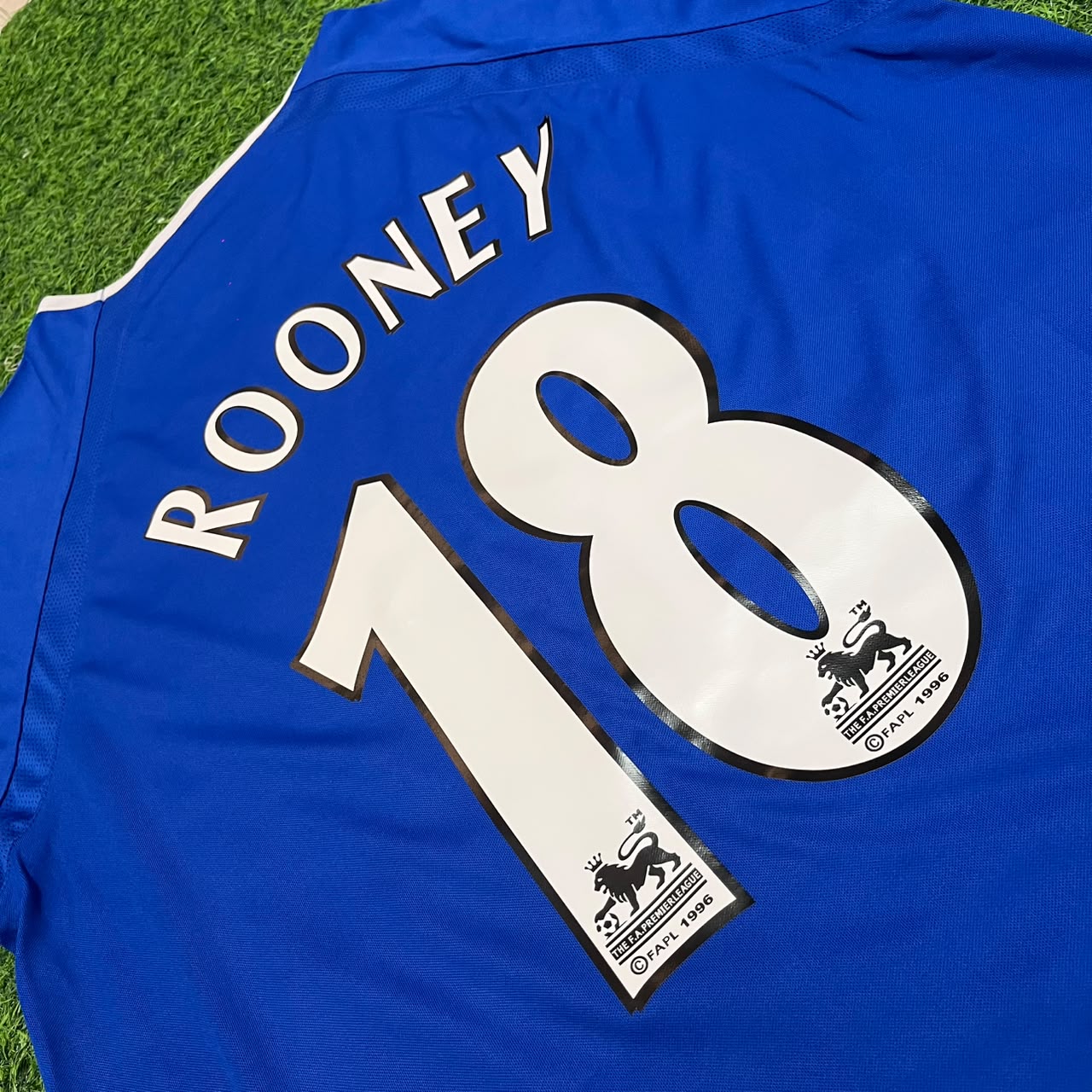 Wayne Rooney #18 Everton Fc Blue Retro Football Jersey Kit