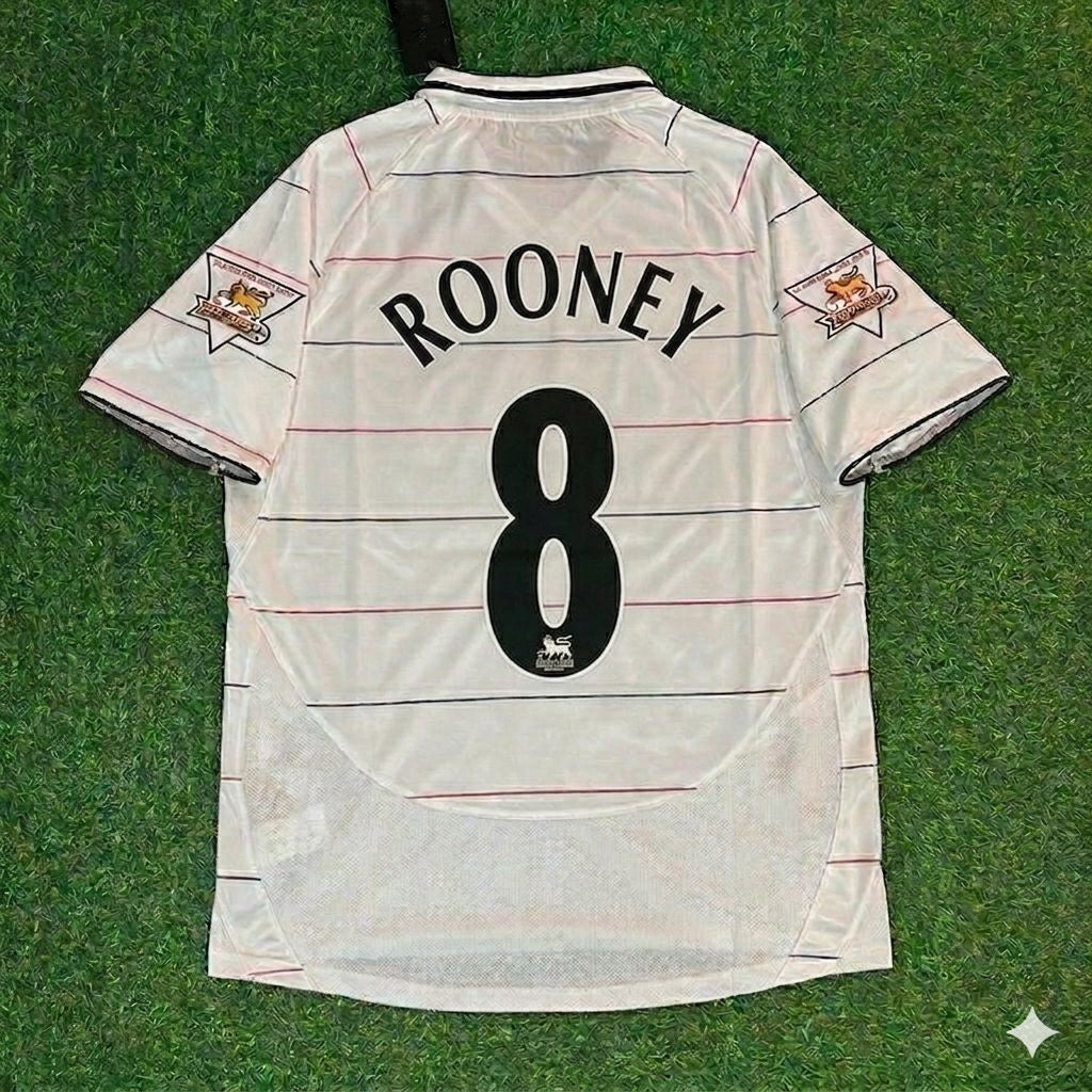 Wayne Rooney #8 Manchester United 2003/2005 Retro Football Jersey