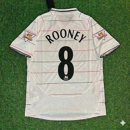 Wayne Rooney #8 Manchester United 2003/2005 Retro Football Jersey