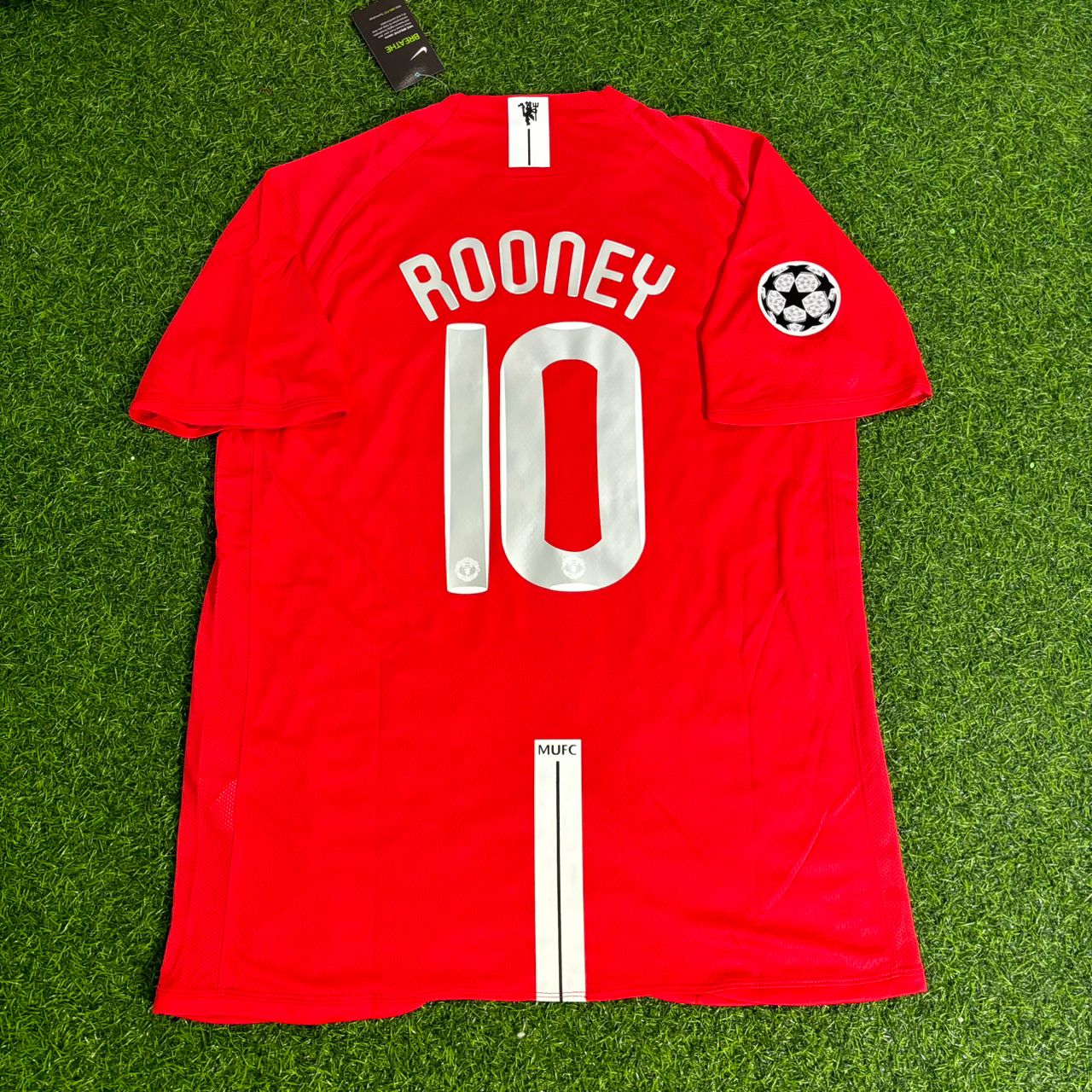 Wayne Rooney Manchester United 2008 Champions League Final Retro Football Jersey Collection