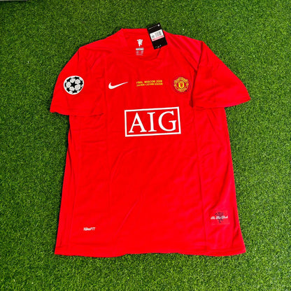 Wayne Rooney Manchester United 2008 Champions League Final Retro Football Jersey Collection