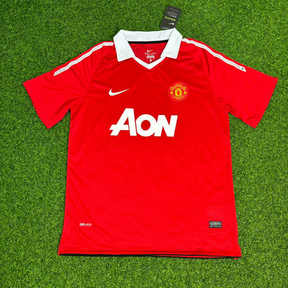 Wayne Rooney Manchester United 2010/2011 Retro Home Football Jersey Kit