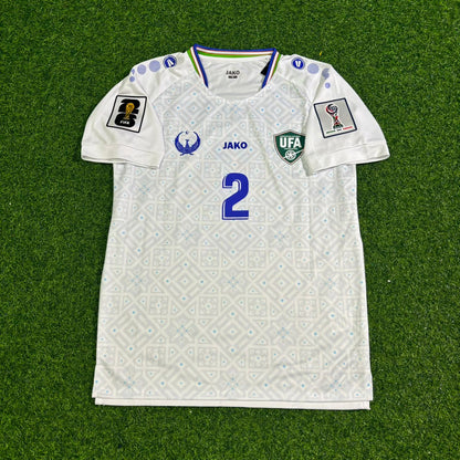 Abdukodir Khusanov Usbekistan Fußballtrikot Weltmeisterschaft 2026