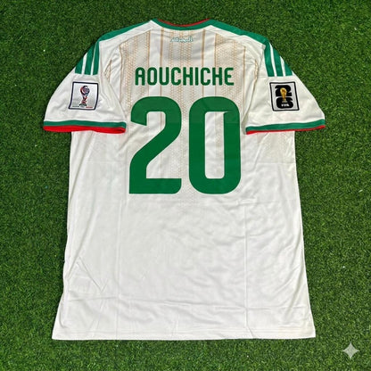 Algeria National Team World Cup 2026 Adil Aouchiche White Football Soccer Kit Jersey