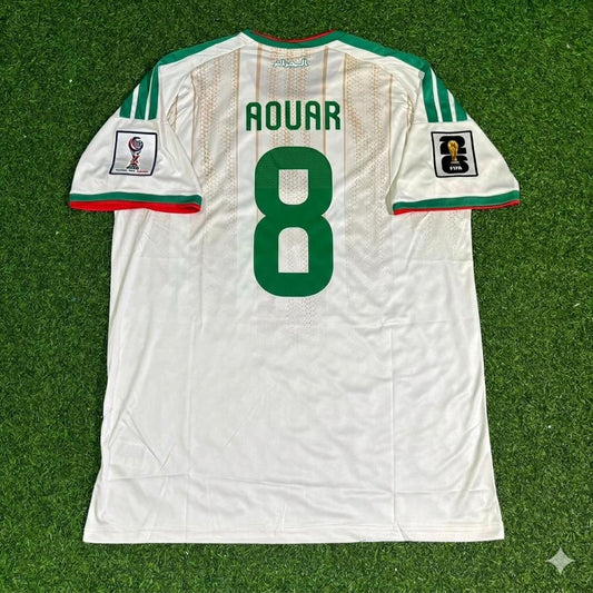 Algeria National Team World Cup 2026 Houssem Aouar White Football Soccer Kit Jersey