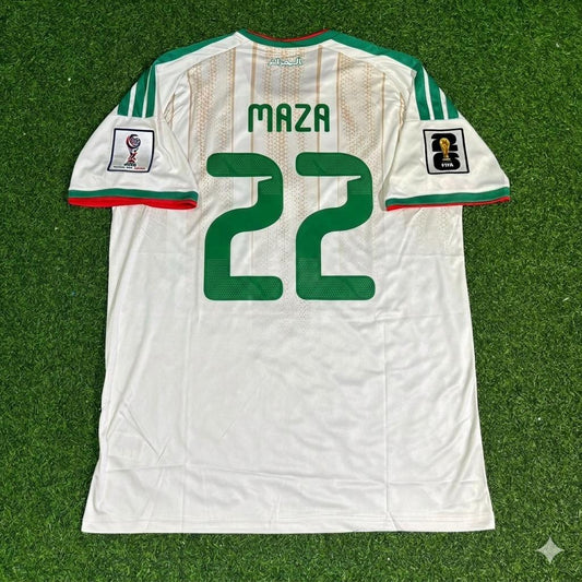 Algeria National Team World Cup 2026 Ibrahim Maza White Football Soccer Kit Jersey