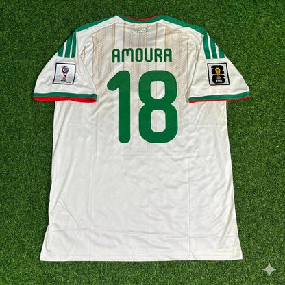 Algeria National Team World Cup 2026 Mohamed Amoura White Football Soccer Kit Jersey