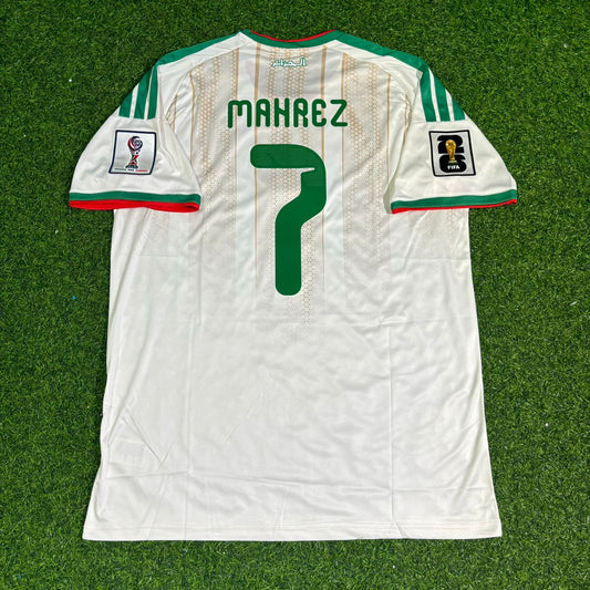 Algeria National Team World Cup 2026 Riyad Mahrez White Football Soccer Kit Jersey
