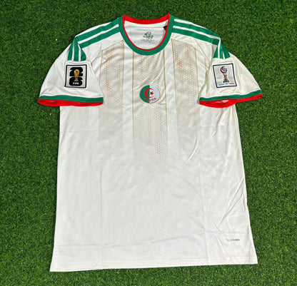 Algeria National Team World Cup 2026 Fares Chaibi White Football Soccer Kit Jersey