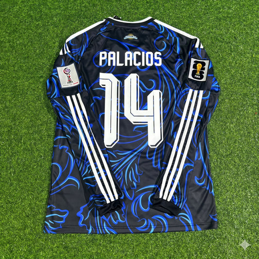 Argentina National Team World Cup 2026 Exequiel Palacios Long Sleeve Football Soccer Kit Jersey