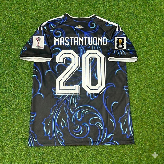 Argentina National Team World Cup 2026 Franco Mastantuono Football Soccer Kit Jersey