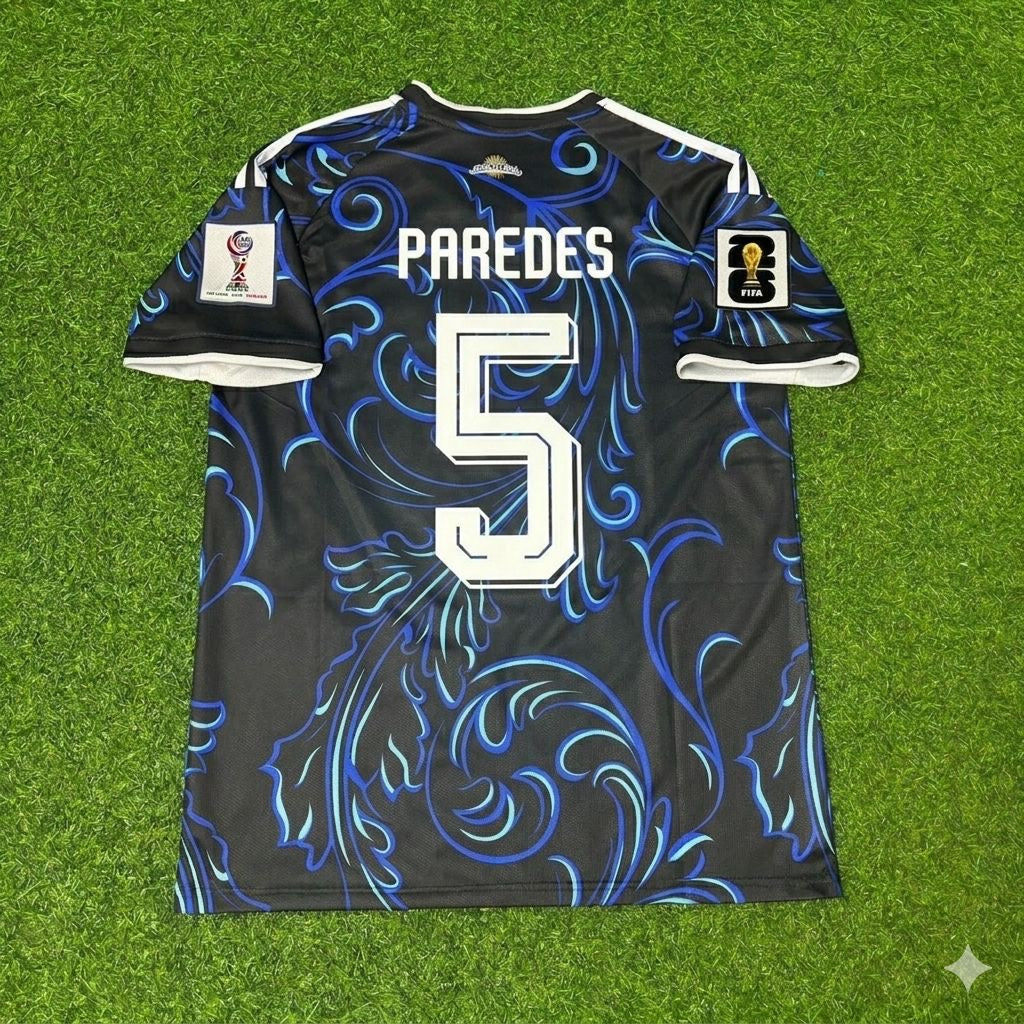 Argentina National Team World Cup 2026 Leandro Paredes Red Football Soccer Kit Jersey