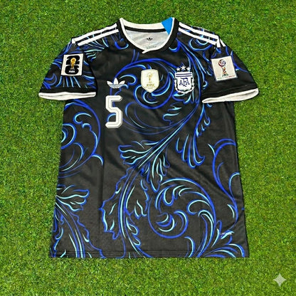 Argentina National Team World Cup 2026 Leandro Paredes Red Football Soccer Kit Jersey