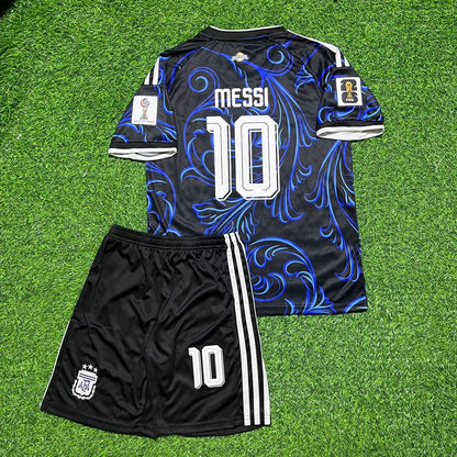 Argentina National Team World Cup 2026 Lionel Messi Children Football Soccer Kit Jersey