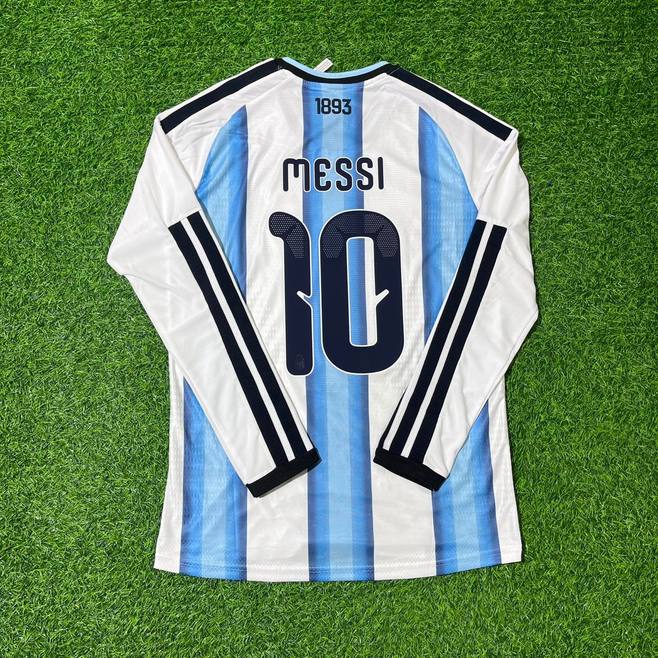 Argentina National Team World Cup 2026 Lionel Messi Long Sleeve Football Soccer Kit Jersey