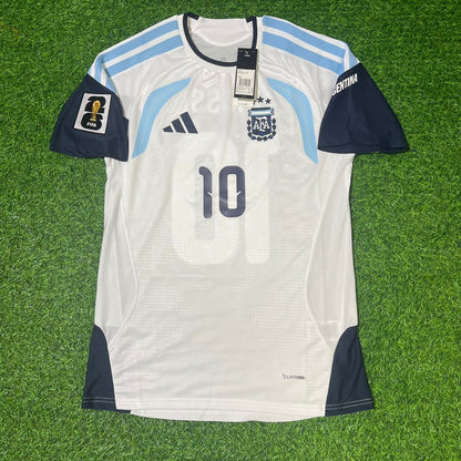 Argentina National Team World Cup 2026 Lionel Messi Player Version White Football Soccer Kit Jersey