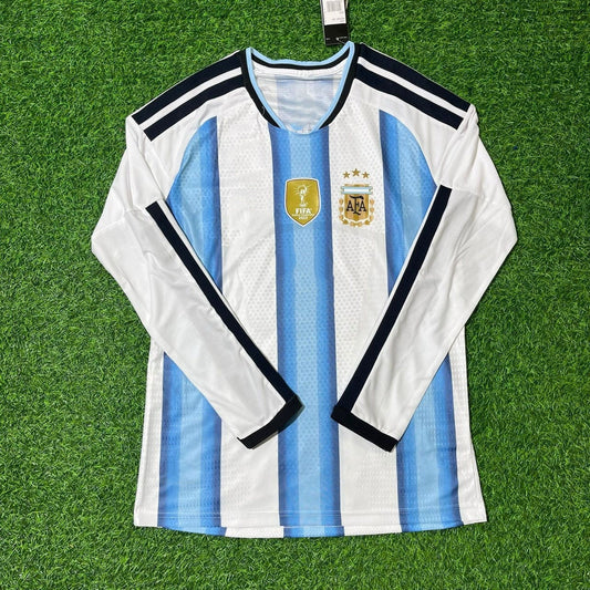 Argentina National Team World Cup 2026 Long Sleeve Football Soccer Kit Jersey