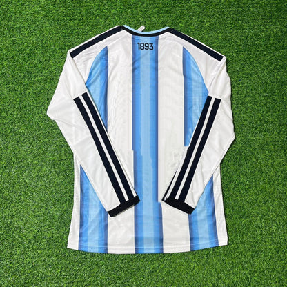 Argentina National Team World Cup 2026 Long Sleeve Football Soccer Kit Jersey