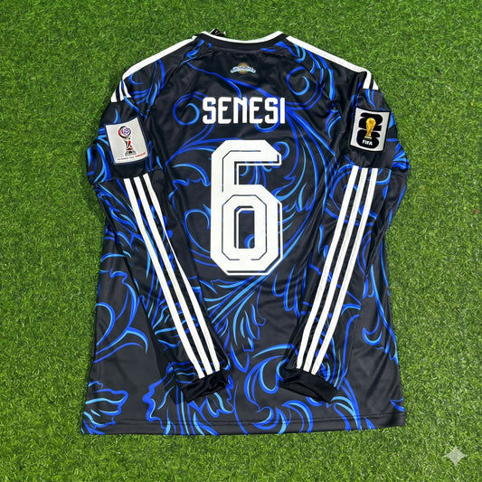 Argentina National Team World Cup 2026 Marcos Senesi Long Sleeve Football Soccer Kit Jersey