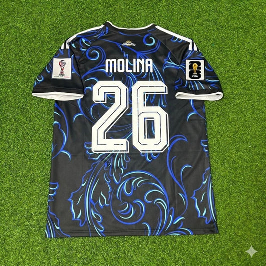 Argentina National Team World Cup 2026 Nahuel Molina Football Soccer Kit Jersey