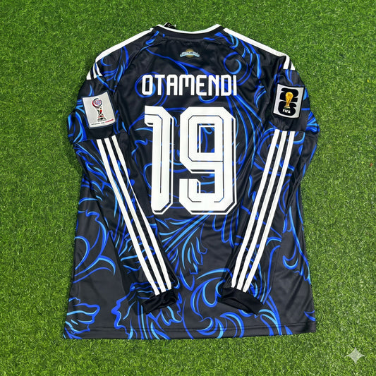 Argentina National Team World Cup 2026 Nicolas Otamendi Long Sleeve Football Soccer Kit Jersey