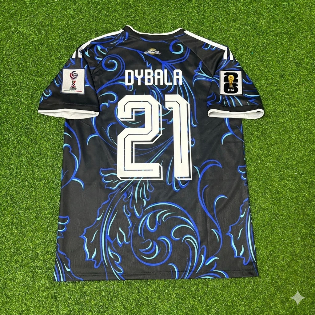 Argentina National Team World Cup 2026 Paulo Dybala Football Soccer Kit Jersey