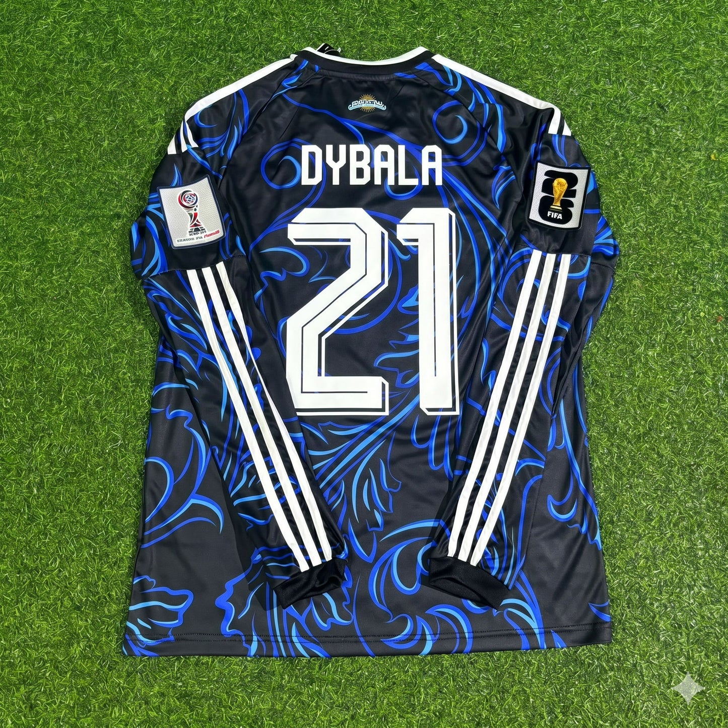 Argentina National Team World Cup 2026 Paulo Dybala Long Sleeve Football Soccer Kit Jersey