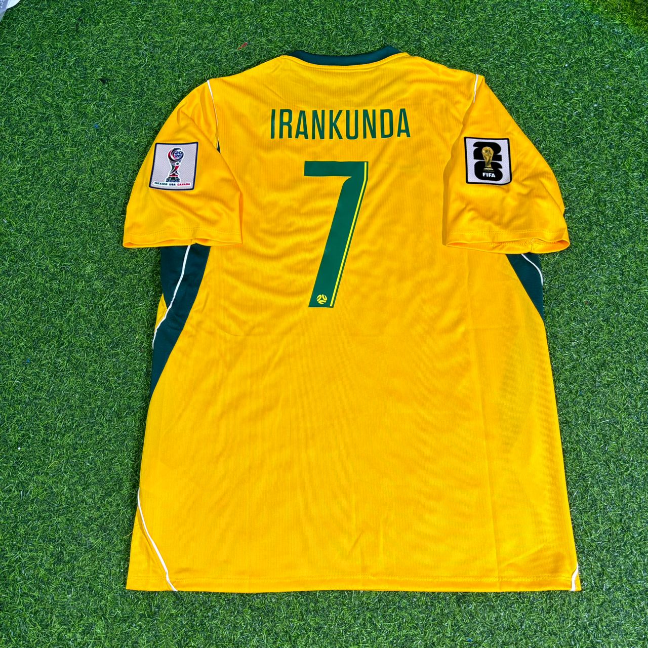 Australia National Team World Cup 2026 Nestory Irankunda Football Soccer Kit Jersey