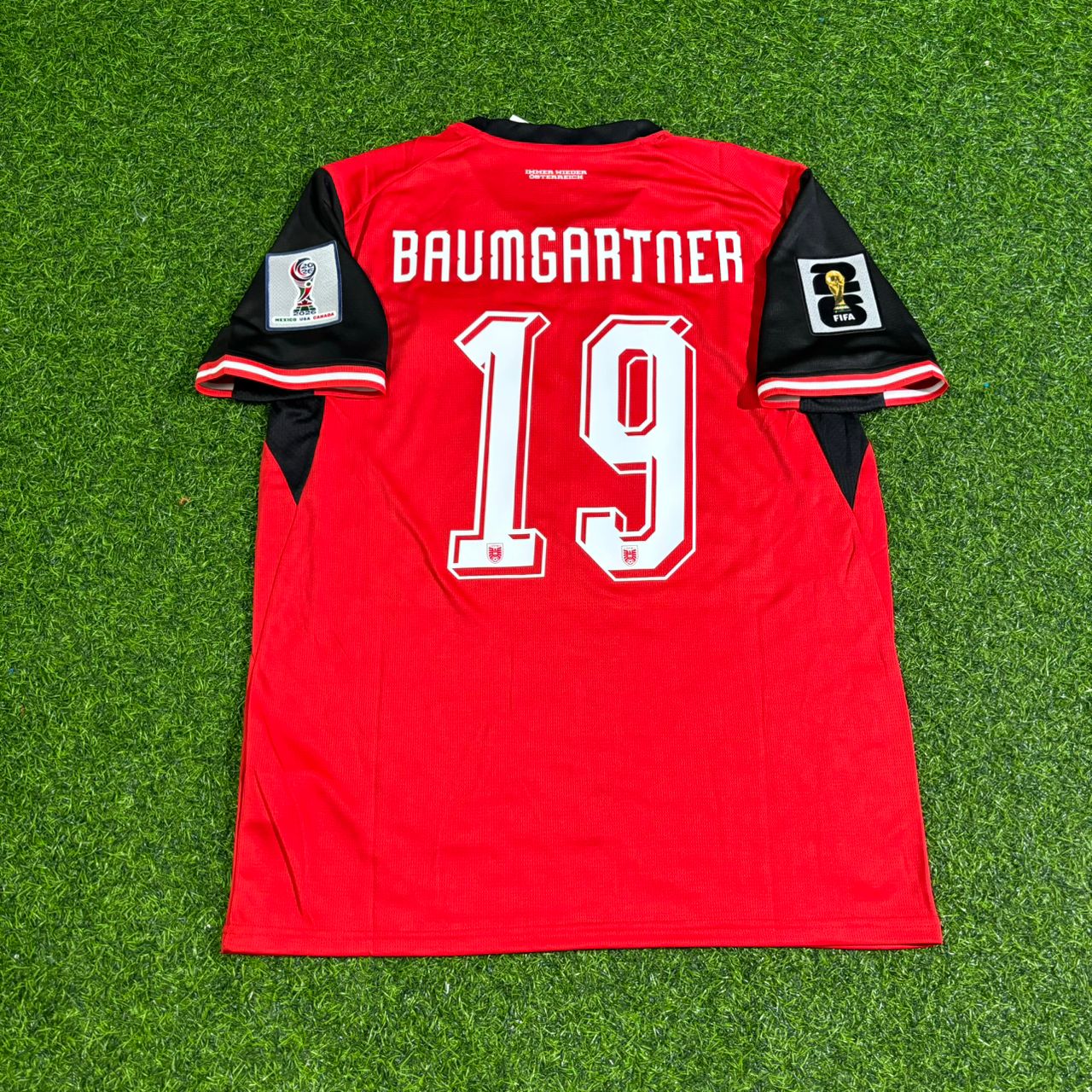Austria National Team World Cup 2026 Christoph Baumgartner Football Soccer Kit Jersey