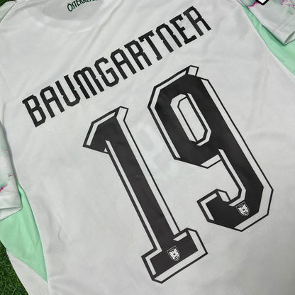 Austria National Team World Cup 2026 Christoph Baumgartner White Football Soccer Kit Jersey