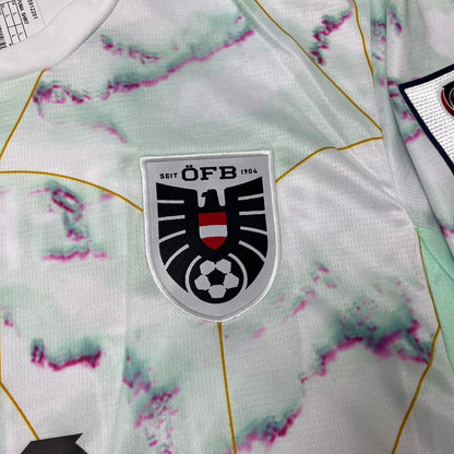 Austria National Team World Cup 2026 Christoph Baumgartner White Football Soccer Kit Jersey