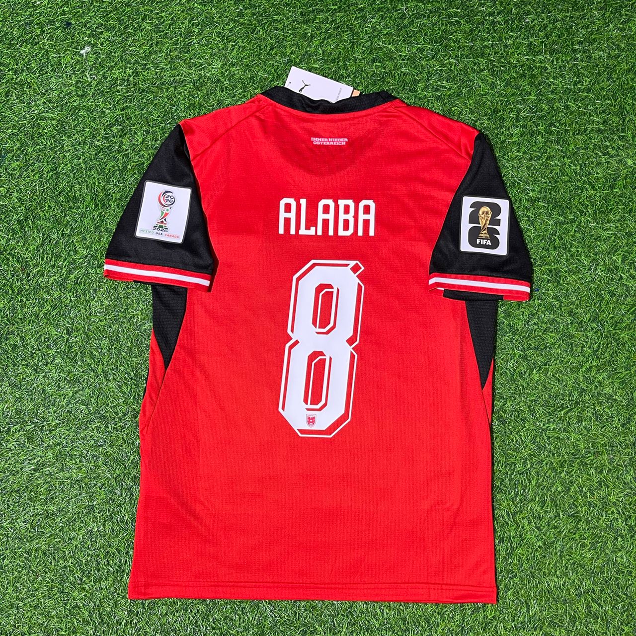 Austria National Team World Cup 2026 David Alaba Football Soccer Kit Jersey