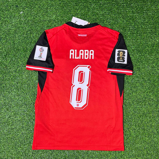 Austria National Team World Cup 2026 David Alaba Football Soccer Kit Jersey