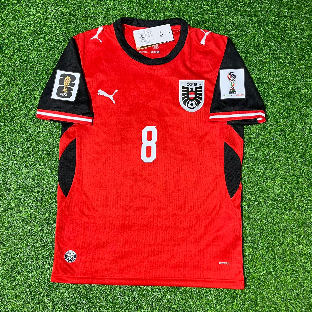 Austria National Team World Cup 2026 David Alaba Football Soccer Kit Jersey