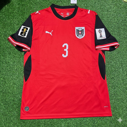 Austria National Team World Cup 2026 Kevin Danso Football Soccer Kit Jersey