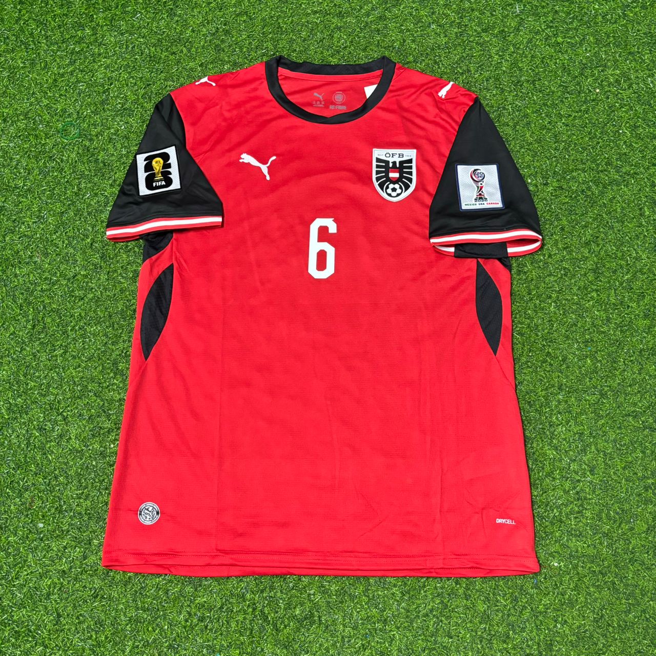 Austria National Team World Cup 2026 Nicolas Seiwald Football Soccer Kit Jersey
