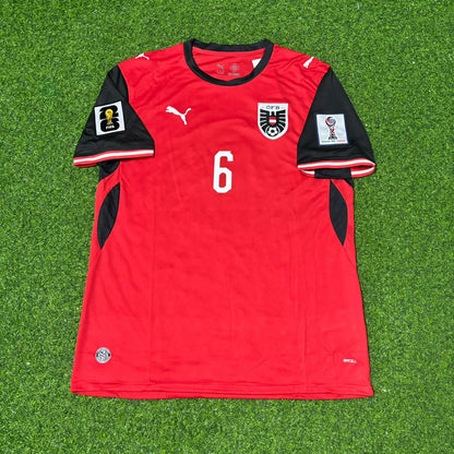 Austria National Team World Cup 2026 Nicolas Seiwald Football Soccer Kit Jersey