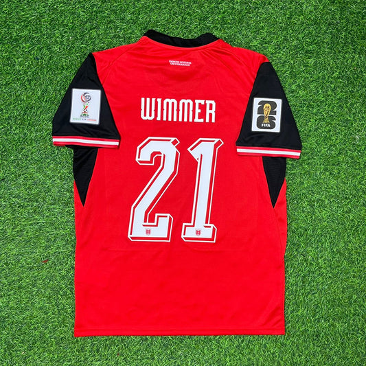 Austria National Team World Cup 2026 Patrick Wimmer Football Soccer Kit Jersey