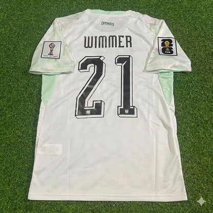 Austria National Team World Cup 2026 Patrick Wimmer White Football Soccer Kit Jersey