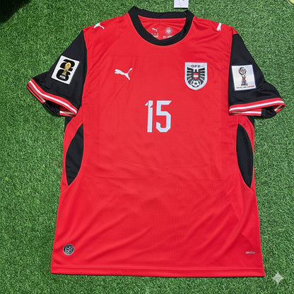 Austria National Team World Cup 2026 Philipp Lienhart Football Soccer Kit Jersey