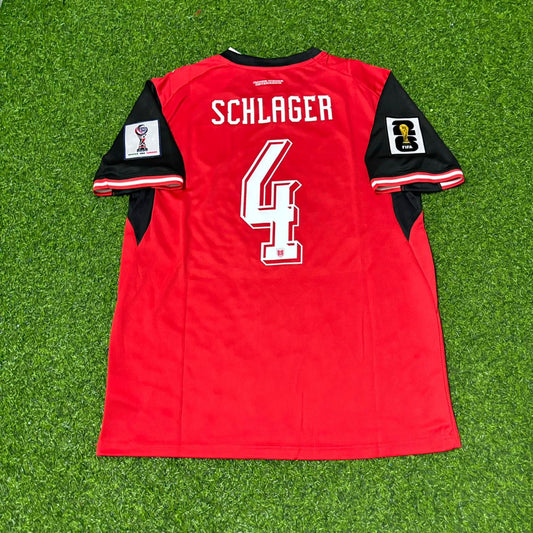 Austria National Team World Cup 2026 Xaver Schlager Football Soccer Kit Jersey