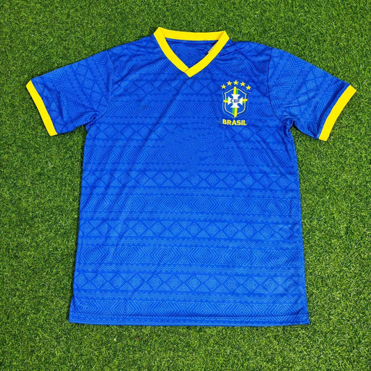 Brasilien Nationalmannschaft Weltmeisterschaft 2026 Blaues Fußballtrikot
