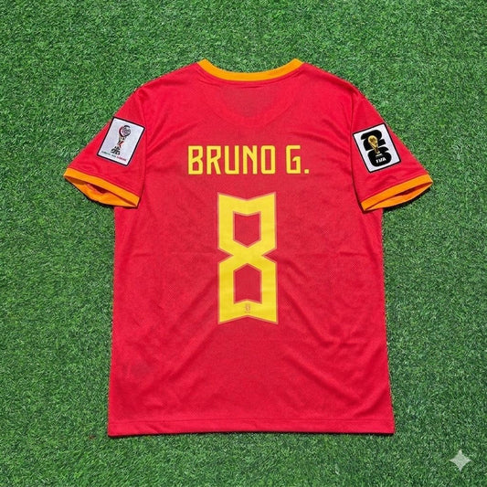 Brazil National Team World Cup 2026 Bruno Guimarães # Red Football Soccer Kit Jersey