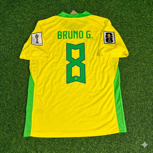Brazil National Team World Cup 2026 Bruno Guimares Football Soccer Kit Jersey