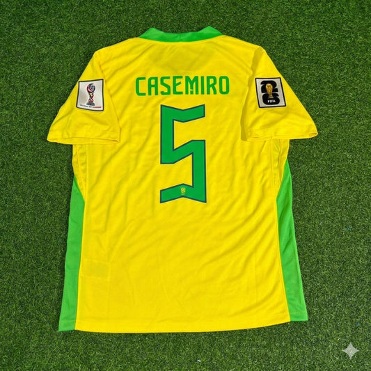 Brazil National Team World Cup 2026 Casemiro Football Soccer Kit Jersey