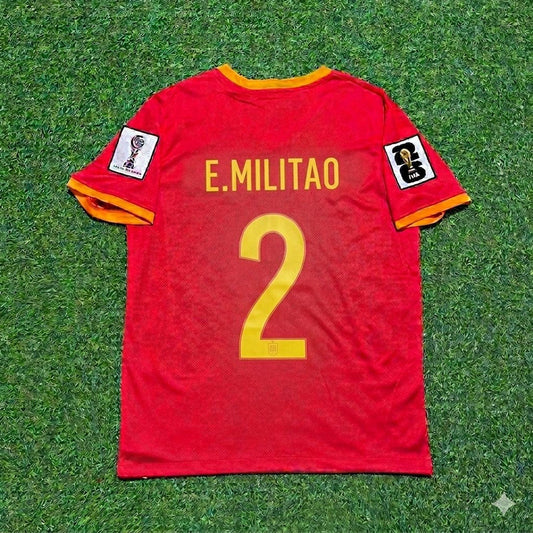 Brazil National Team World Cup 2026 Éder Militão # Red Football Soccer Kit Jersey