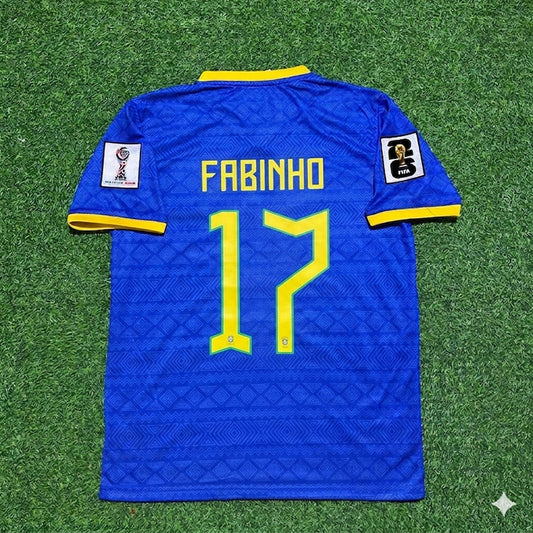 Brasilien Nationalmannschaft WM 2026 Fabinho Blaues Fußballtrikot