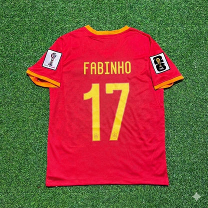 Brazil National Team World Cup 2026 Fabinho # Red Football Soccer Kit Jersey