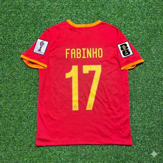 Brazil National Team World Cup 2026 Fabinho # Red Football Soccer Kit Jersey