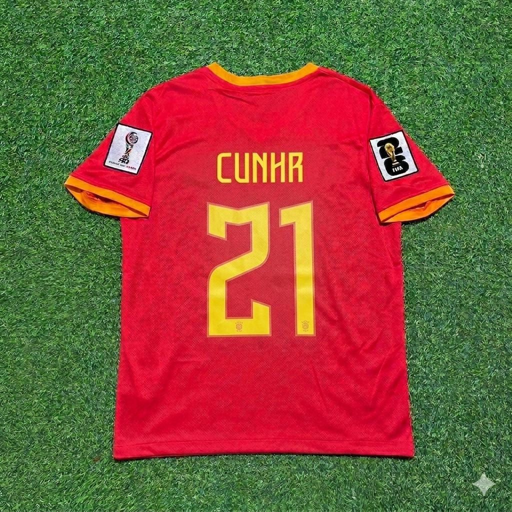Brazil National Team World Cup 2026 Matheus Cunha # Football Soccer Kit Jersey